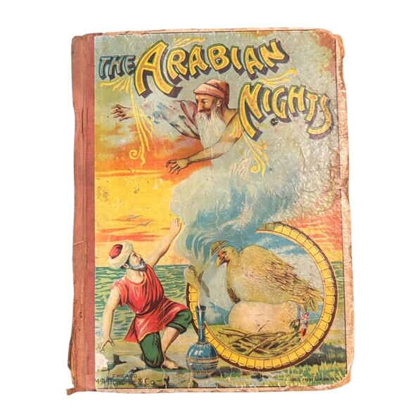 VTG 1889 The Arabian Nights' Entertainments by E.O. Chapman, HC - Picture 1 of 6